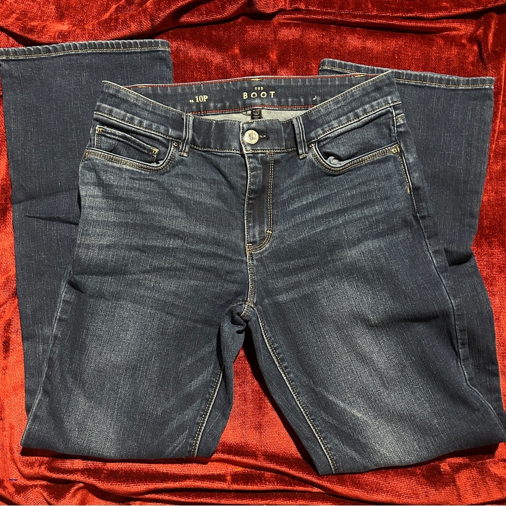 White House Black Market Womans Boot Leg Jeans Size 10P
